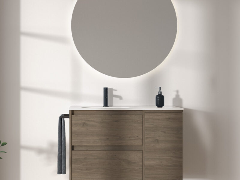 Bathroom Vanity Sansa 36 2DR 1D Eternity Oak