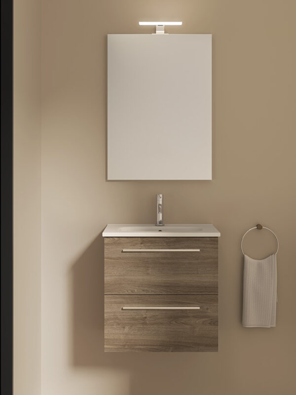 Bathroom Vanity Street 20 in 2DR Eternity Oak