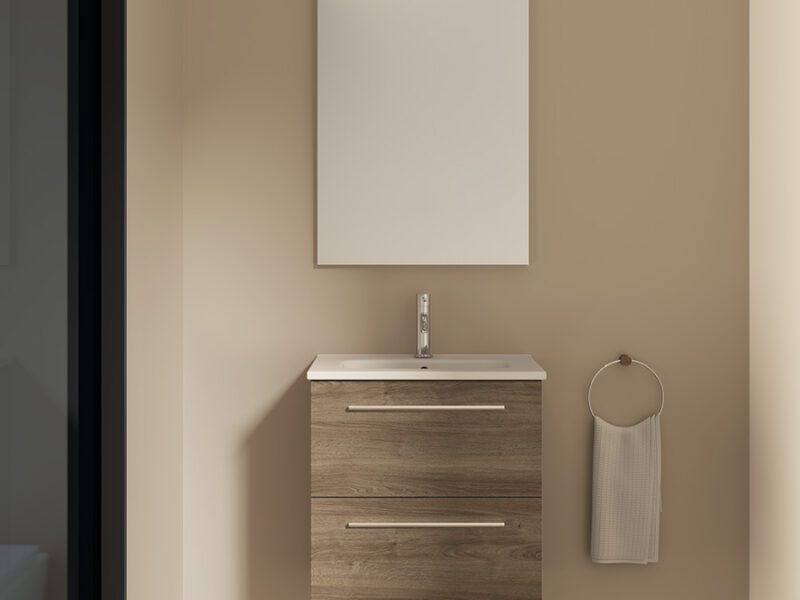 Bathroom Vanity Street 20 in 2DR Eternity Oak