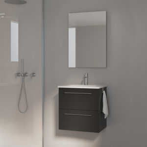 Bathroom Vanity Street 20 in 2DR Gloss Anthracite