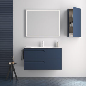 Bathroom Vanity Vitale 40 in 2DR Matt Navy Blue
