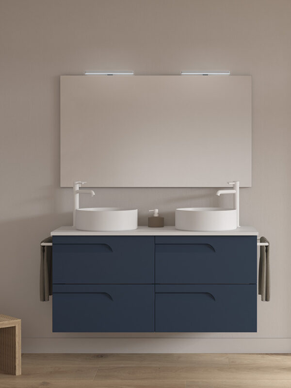 Bathroom Vanity Vitale 48 in 4DR Matt Navy Blue