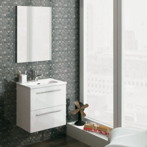 Bathroom Vanity Street 20 in 2D Gloss White