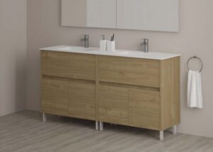 Bahtroom vanity 64 Band 2DR 4D Toffee Walnut