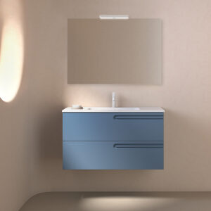 Bathroom vanity Econic 32in 2DRL Vapor Blue