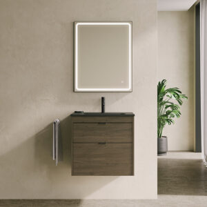 Bathroom vanity Logika 24 in 2DR Eternity Oak