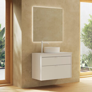 Bathroom vanity Logika 32 in 2DR White Pure