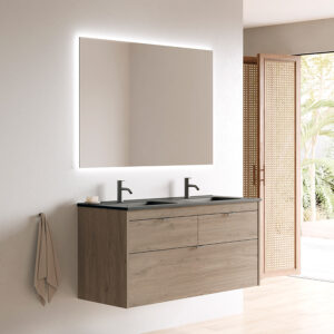 Bathroom vanity Logika 48 in 3DR Eternity Oak